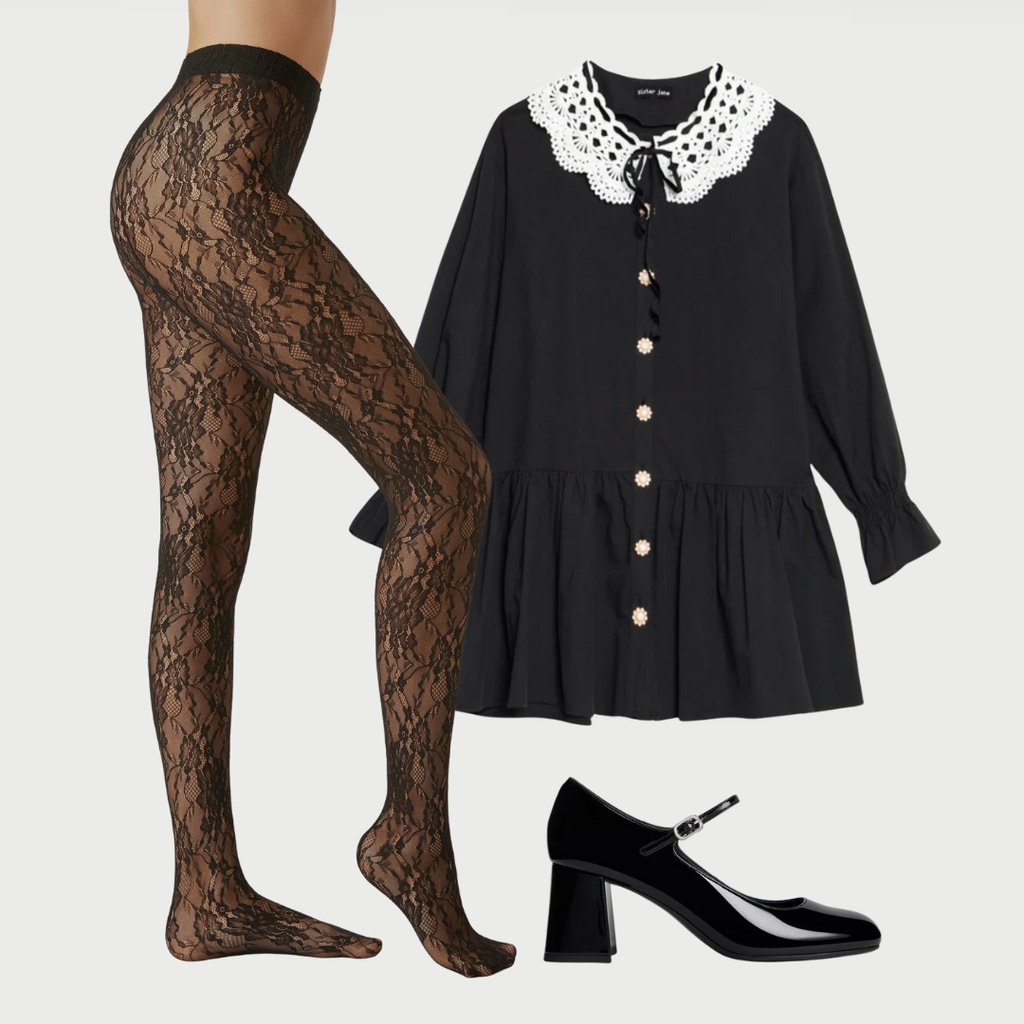 wednesday addams mock up