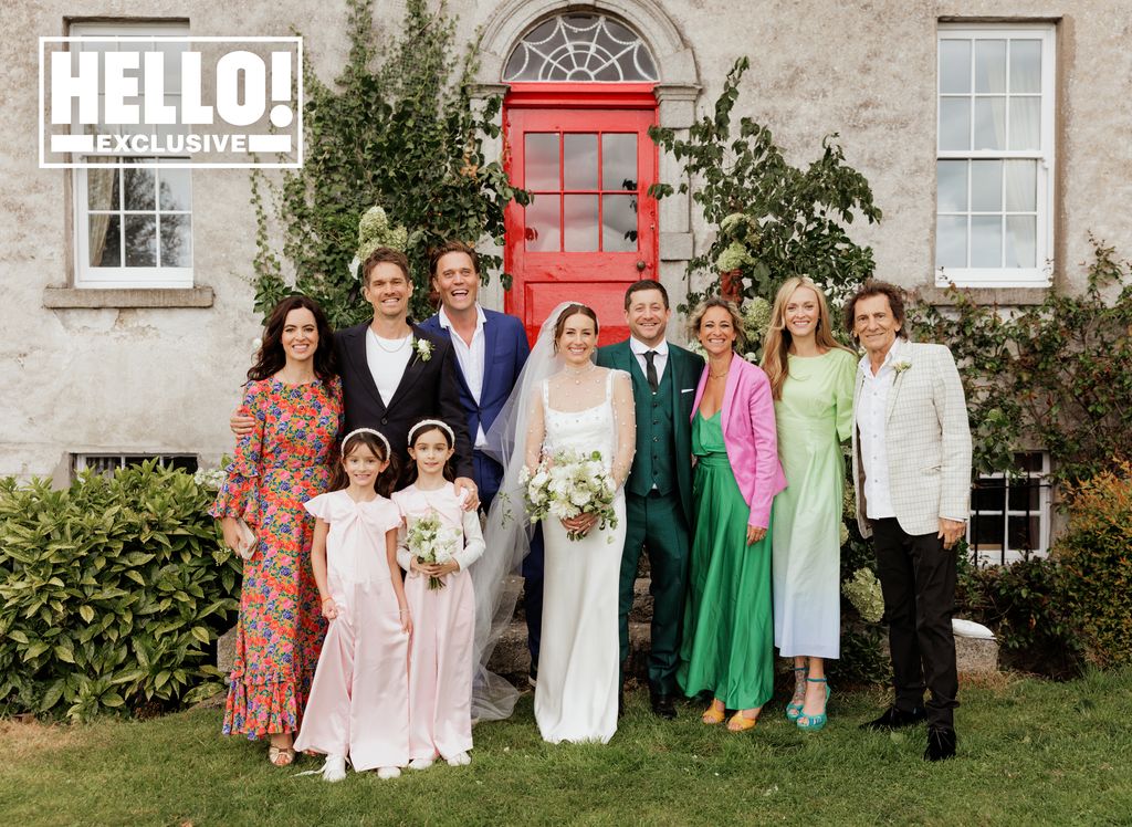 Ronnie Wood's son Tyrone marries Steve Harris' daughter Faye in rock ...