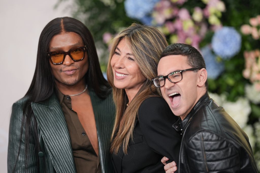 Law Roach, Nina Garcia and Christian Siriano at the 2025 Disney Upfront