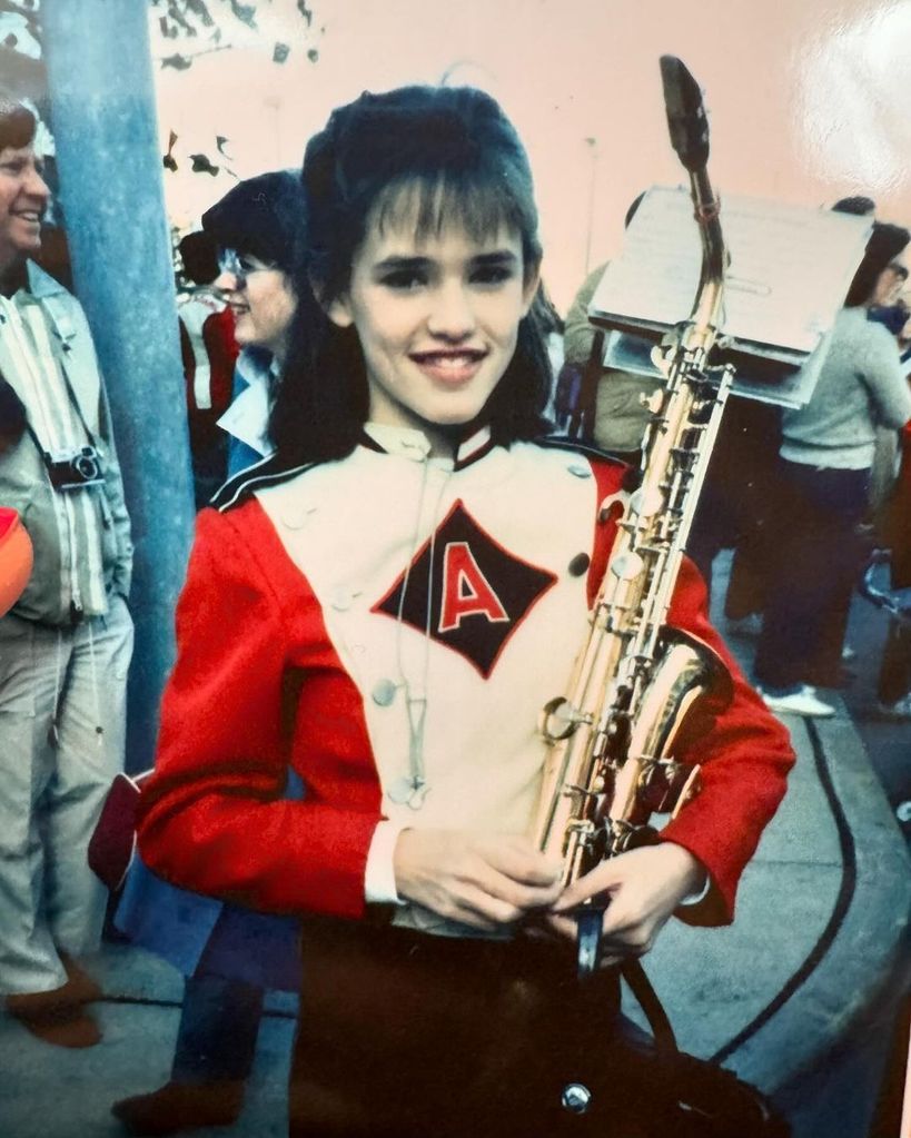 Jennifer Garner played the sax in high school