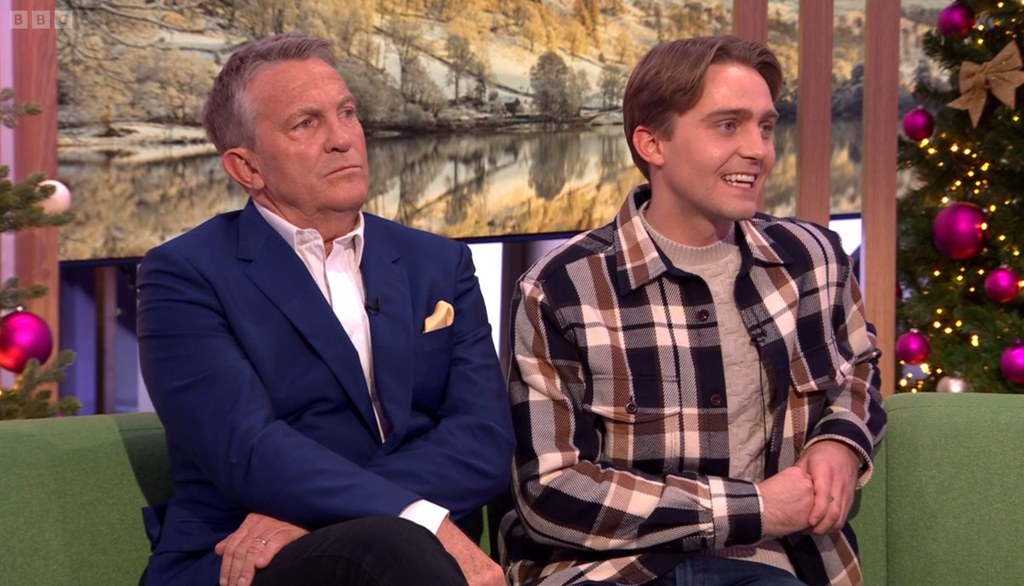 Bradley and Barney Walsh on The One Show