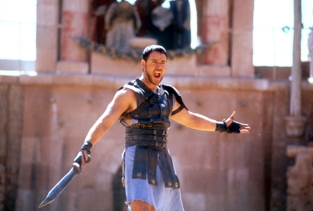 Russell in his Gladiator days