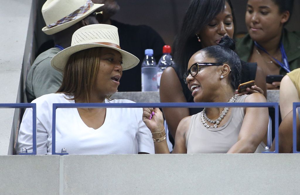 Queen Latifah and Eboni Nichols tennis