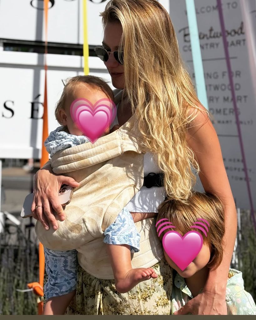 Goldie Hawn's grandsons Buddy and Boone looked adorable in a new family photo with their mom Meredith Hagner 