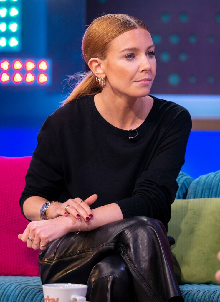 Stacey Dooley with an upset expression