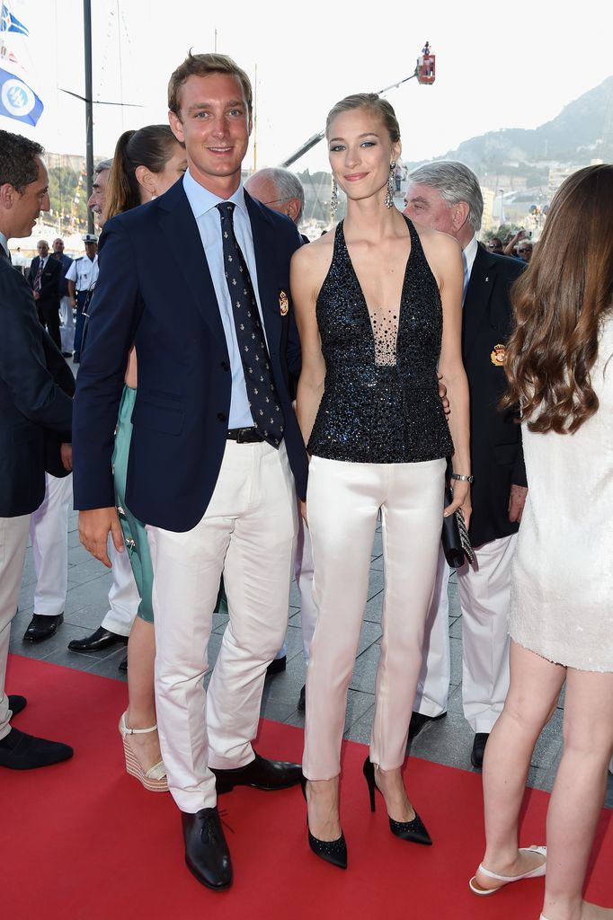 Pierre Casiraghi and Beatrice Borromeo  attend the Monaco Yacht Club (YCM) Opening on June 20, 2014 in Monte-Carlo, Monaco
