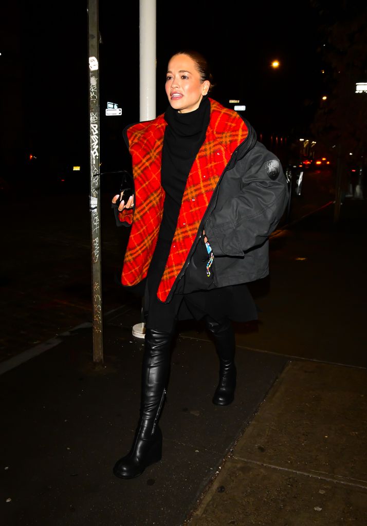 Rita Ora is seen on December 29, 2024 in New York City. (Photo by Raymond Hall/GC Images)