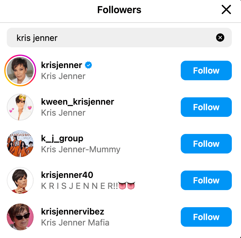 Kris Jenner is the only Kardashian apart from Rob who follows Dream's new Instagram page 