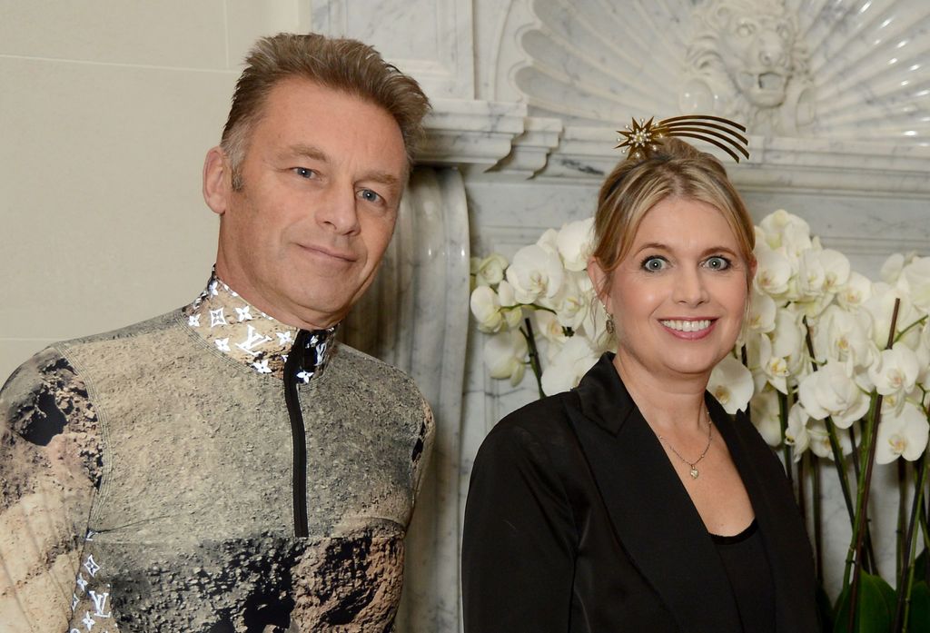 Chris Packham and Jenny Packham at the Jenny Packham x Dita Von Teese Dinner at The Connaught, London in 2018
