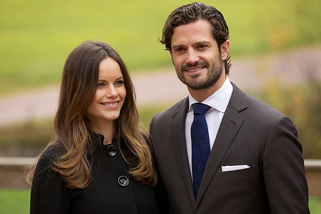 Princess Sofia and Prince Carl stood together