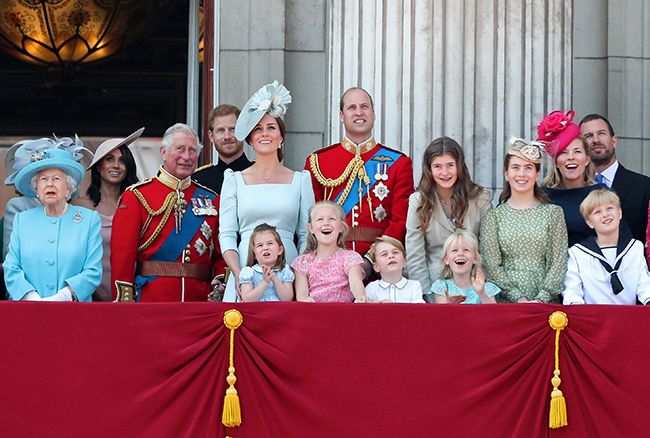 royal family trooping the colour
