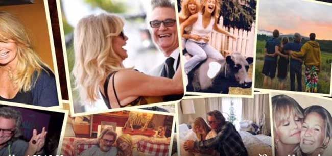 goldie hawn family montage