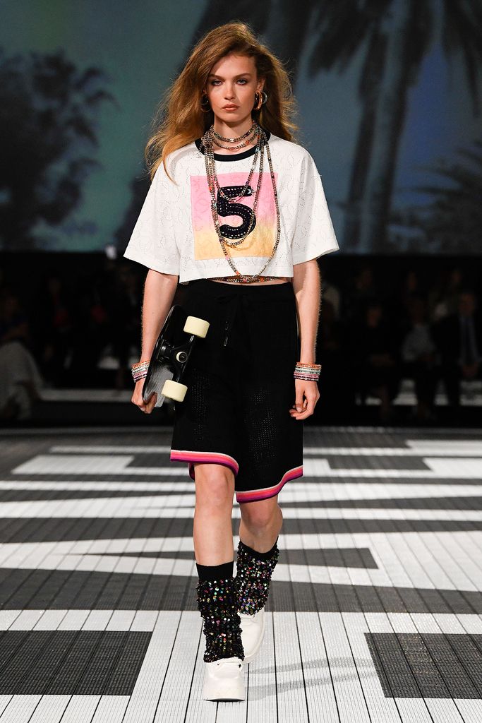 Chanel 2024 Cruise show took place at Paramount Studios on May 9, 2023 in Los Angeles