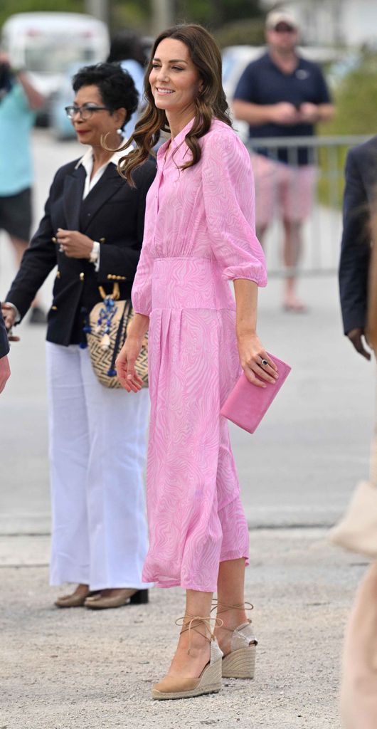 Princess Kate wearing espadrilles in the Bahamas