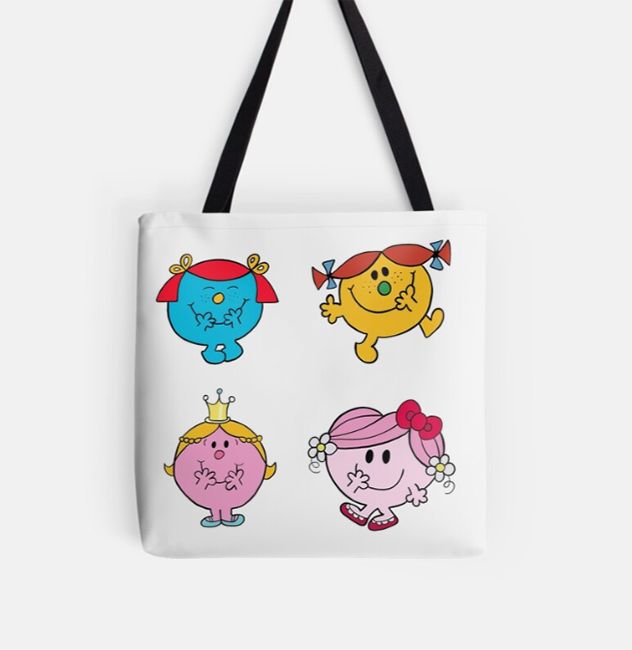 red bubble little miss tote