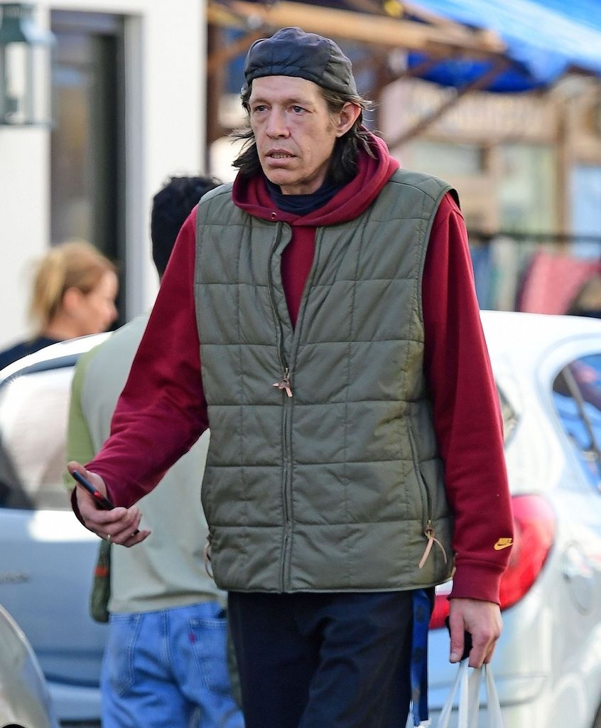 Christopher was photographed in London in 2024