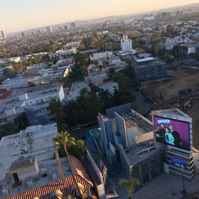 andaz west hollywood view