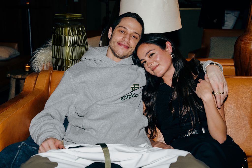 Pete Davidson, Chase Sui Wonders at L'Avenue on April 27, 2023 for the Bupkis premiere 