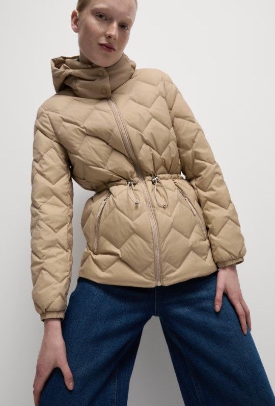 Feather & Down Quilted Hooded Puffer Jacket by Marks & Spencer