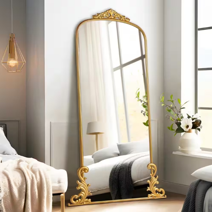 Home Depot Lirago gold Mirror anthropologie dupe.