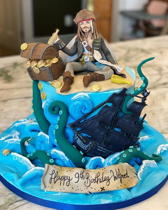 georgia tennant pirates birthday cake