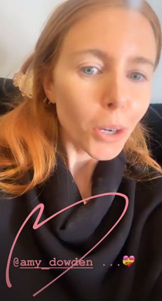 stacey dooley supports amy dowden