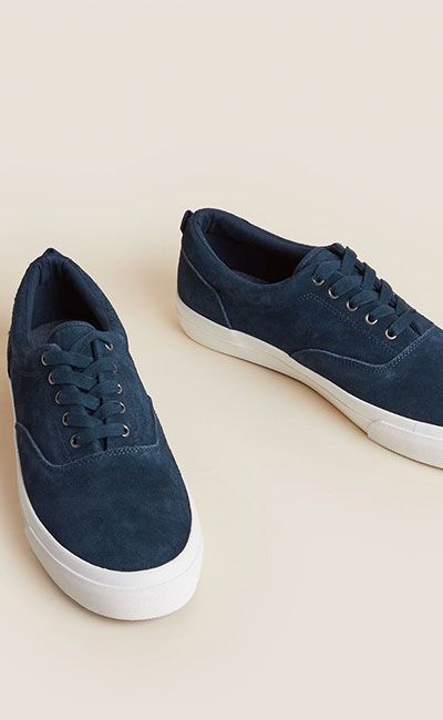 ms navy suede shoes