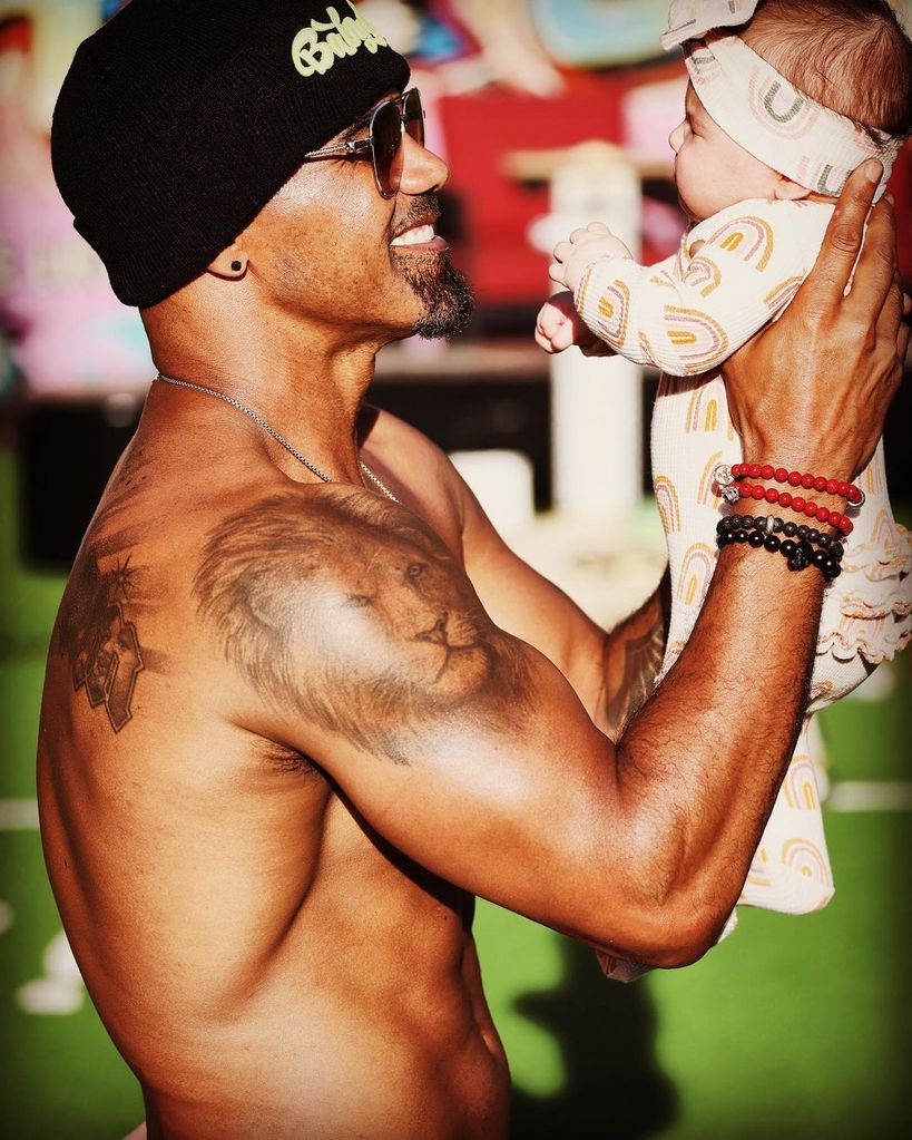 shemar moore with daughter frankie