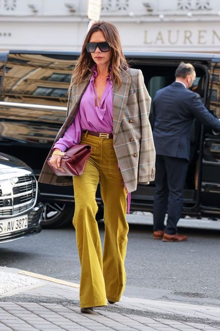 Victoria Beckham wows in the most daring colour clash outfit | HELLO!