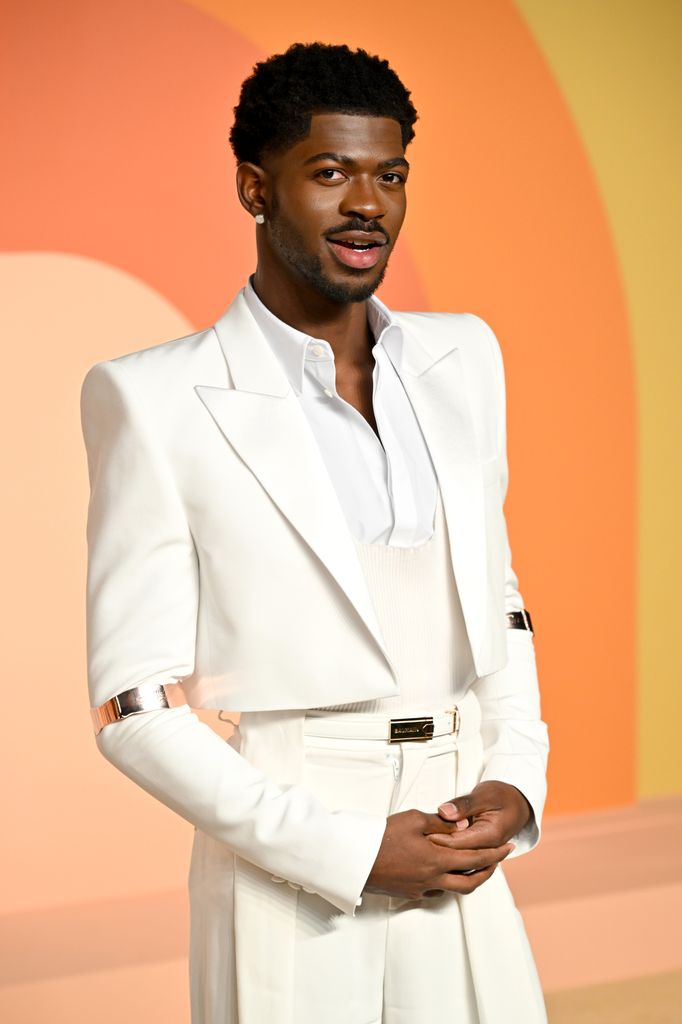 Lil Nas X attends the 2025 Vanity Fair Oscar Party Hosted By Radhika Jones at Wallis Annenberg Center for the Performing Arts on March 02, 2025 in Beverly Hills, California