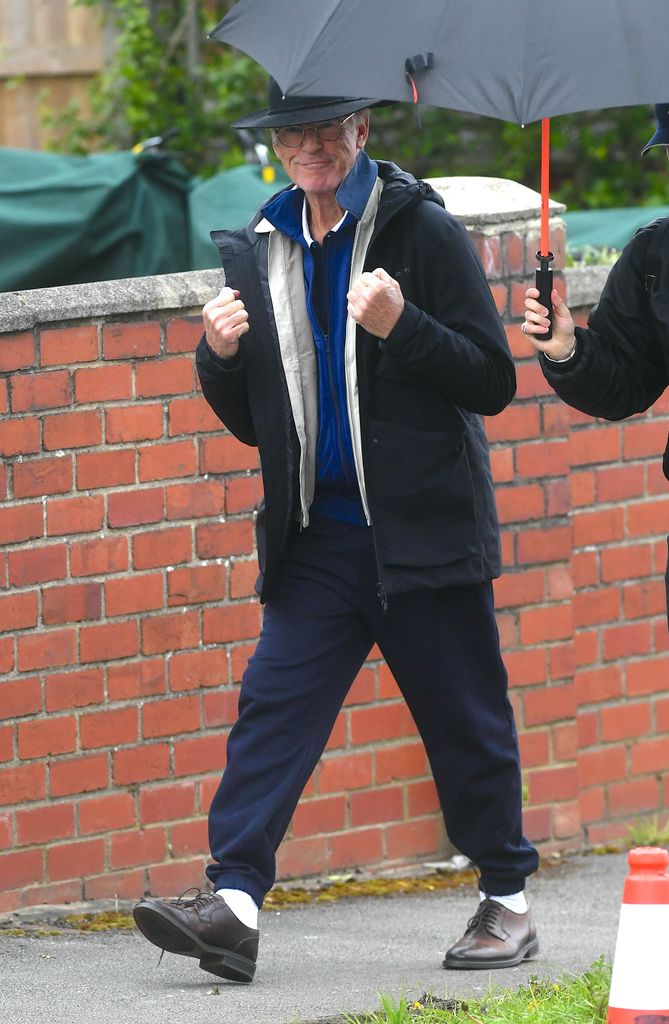 Pierce Brosnan was filming in Yorkshire, England
