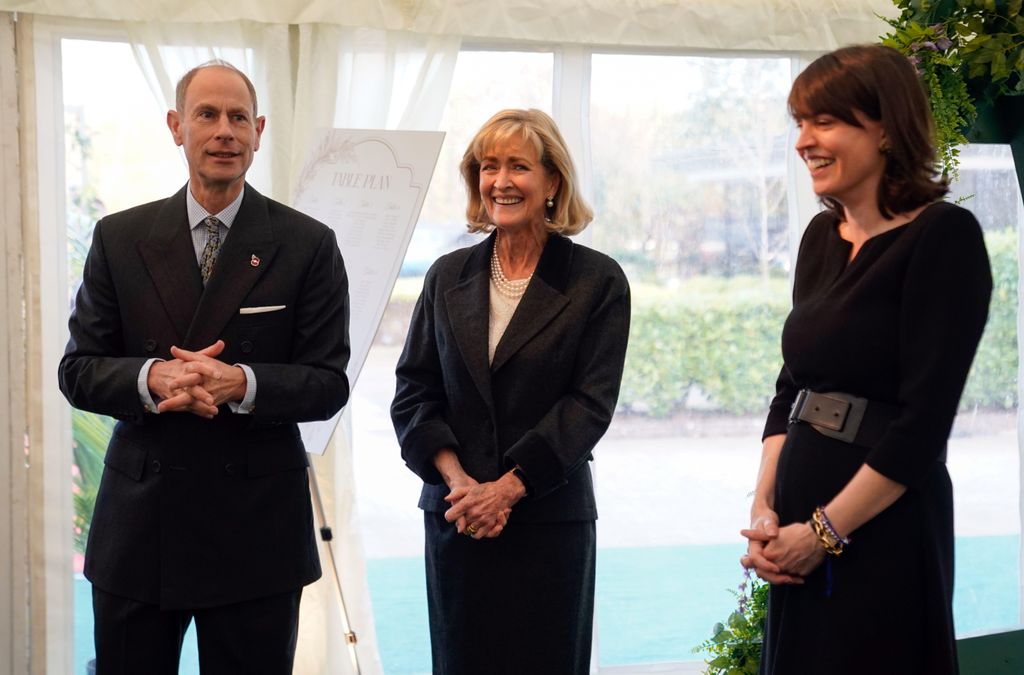 The Duke was welcomed by Penny and her daughter Alexandra