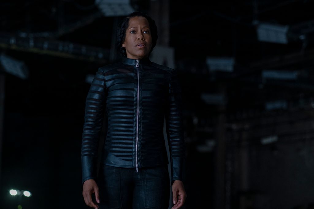 Regina King as Angela in Watchmen