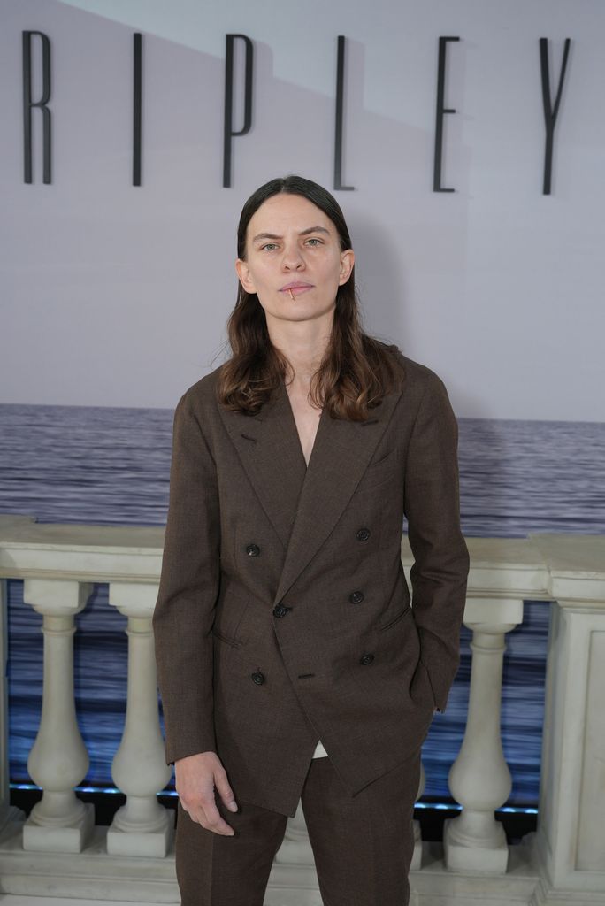 HOLLYWOOD, CALIFORNIA - NOVEMBER 03: Eliot Sumner attends Netflix's Ripley Fall Showcase at TUDUM Theater on November 03, 2024 in Hollywood, California. (Photo by Presley Ann/Getty Images for Netflix)