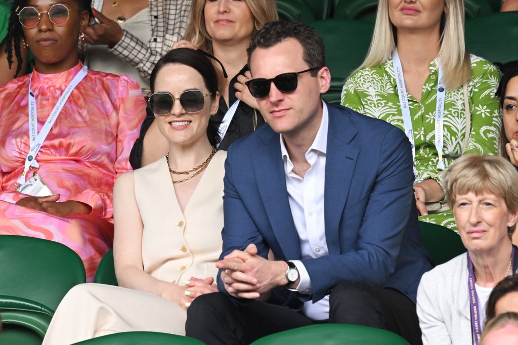 Michelle and Jasper attend the All England Lawn Tennis and Croquet Club on July 03, 2022 