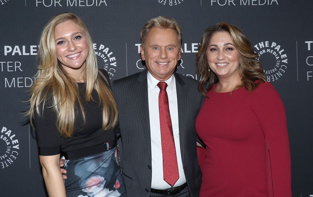 Maggie Sajak, TV personality Pat Sajak and Lesly Brown attend The Wheel of Fortune: 35 Years as America's Game hosted by The Paley Center For Media at The Paley Center for Media on November 15, 2017 in New York City