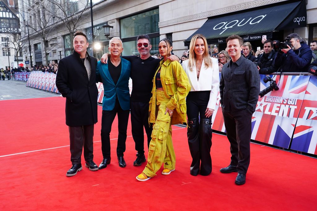 Ant and Dec and judges on red carpet for Britain's Got Talent auditions at the London Palladium this week
