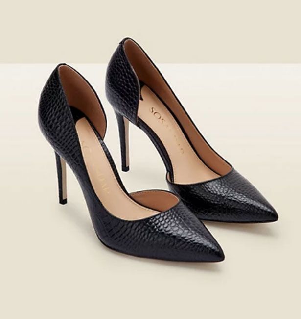 leather sosandar heels
