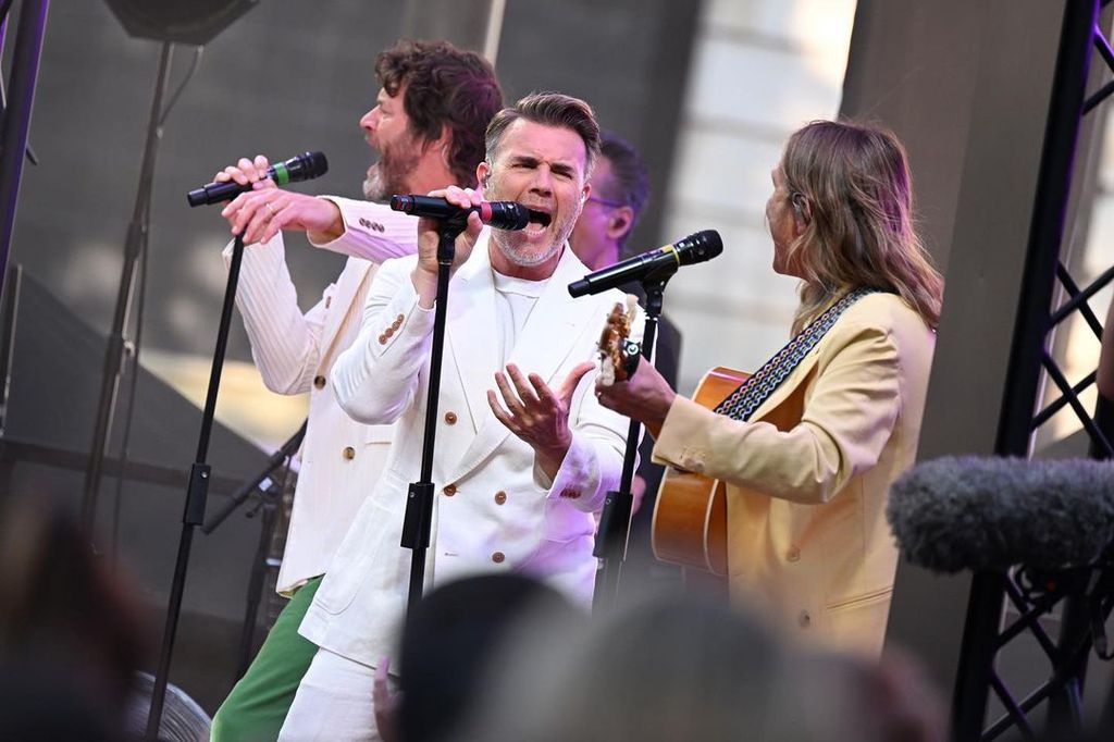 Take That on stage