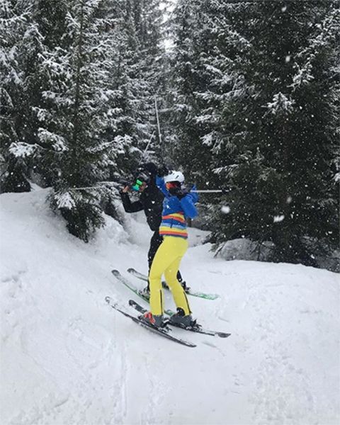 tilly ramsay brother jack skiing