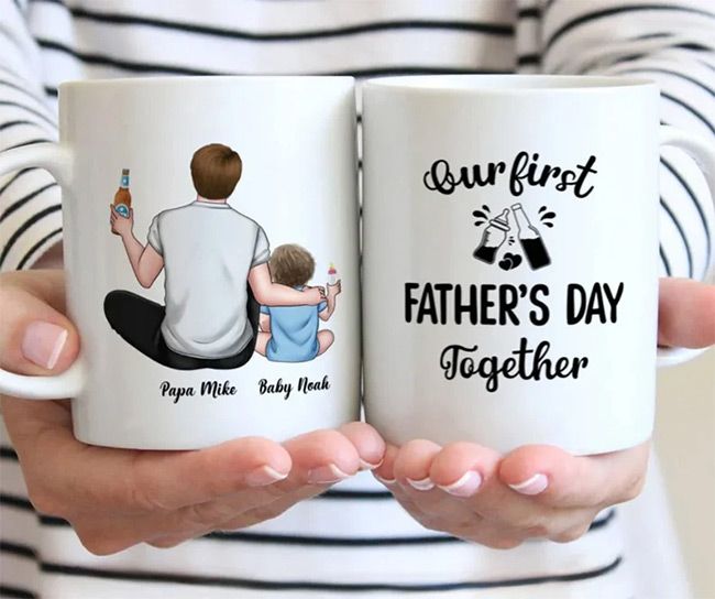 first fathers day mug 2022