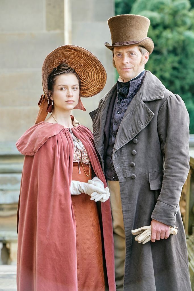 Sophie Cookson as Madame Benham and Stephen Campbell Moore as George Benham in The Confessions of Frannie Langton 