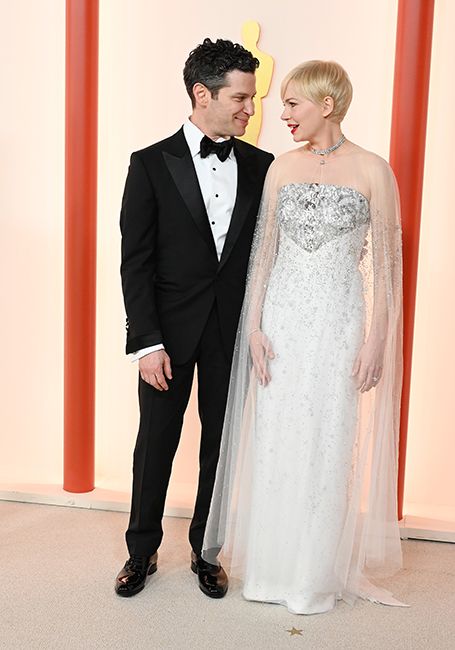 michelle williams with husband thomas kail at oscars