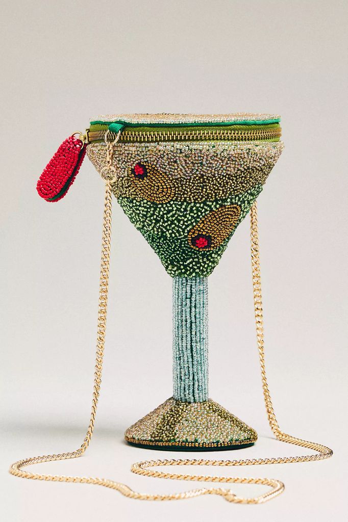 Beaded Icon Crossbody Bag
