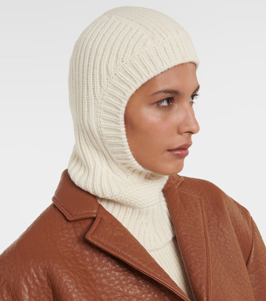 Miu Miu cream ski mask 