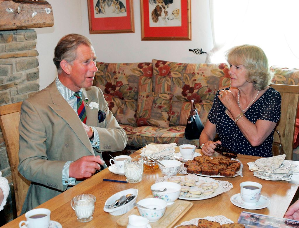 Prince Charles and Camilla in Wales in 2005
