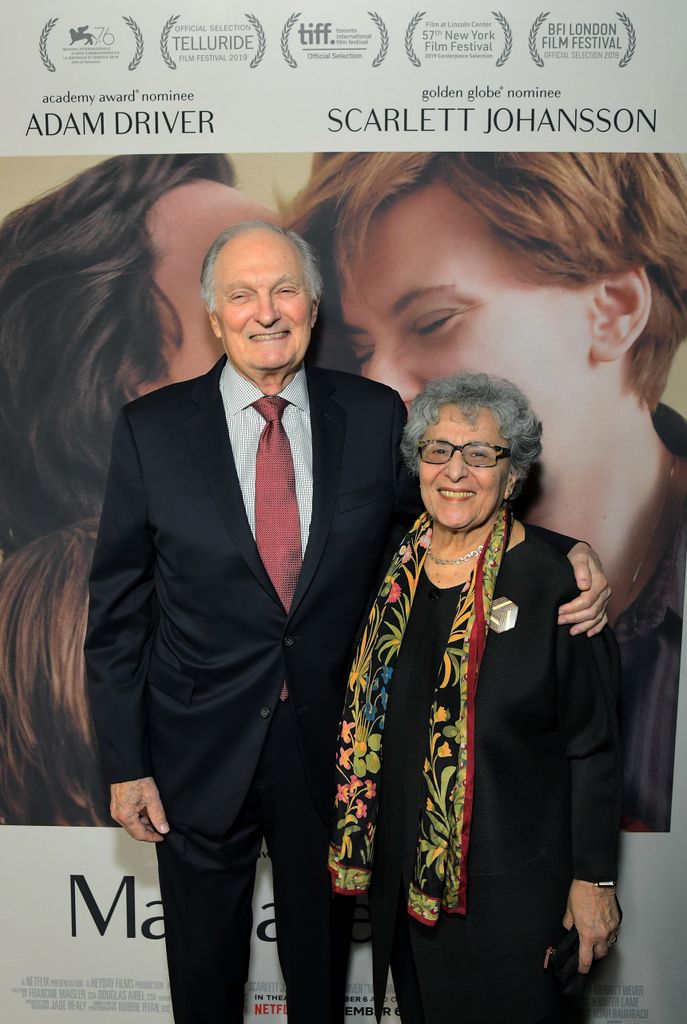 Alan Alda and Arlene Alda attend the 'Marriage Story' Los Angeles Premiere