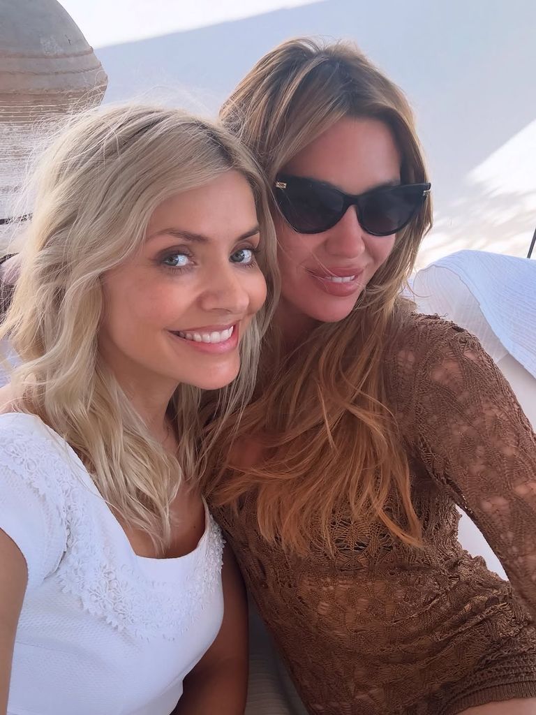 Holly Willoughby on holiday