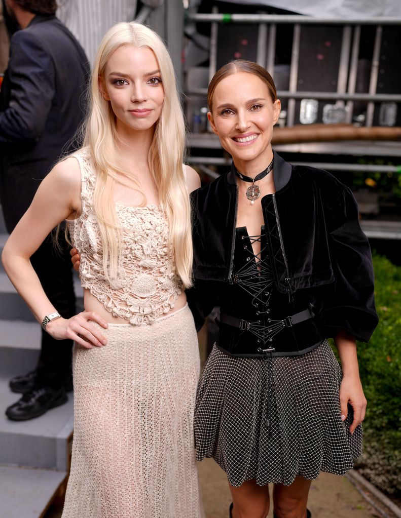 The star was joined by fellow Dior ambassador Anya Taylor-Joy 