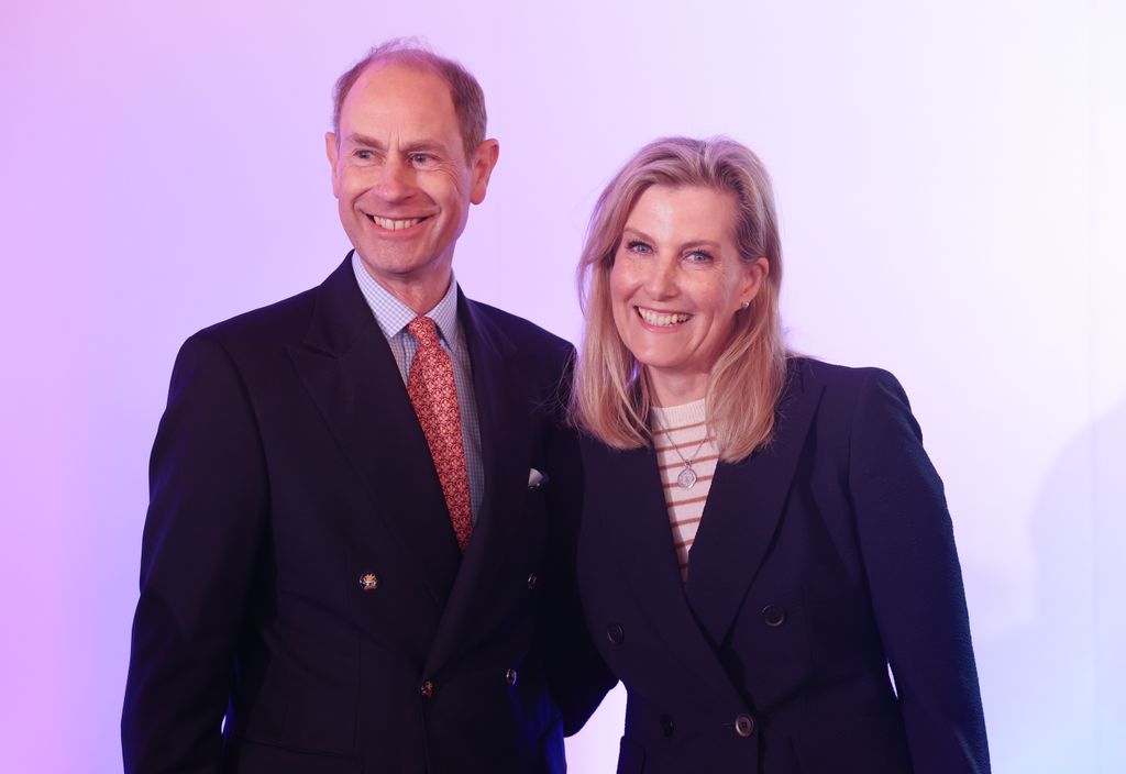 Prince Edward and Duchess Sophie smiling together